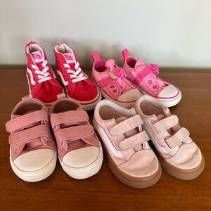 Toddler Sz 5 Shoe bundle Vans Old Navy Converse